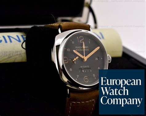 Panerai Radiomir GMT 10 Day Automatic SS Brown Dial